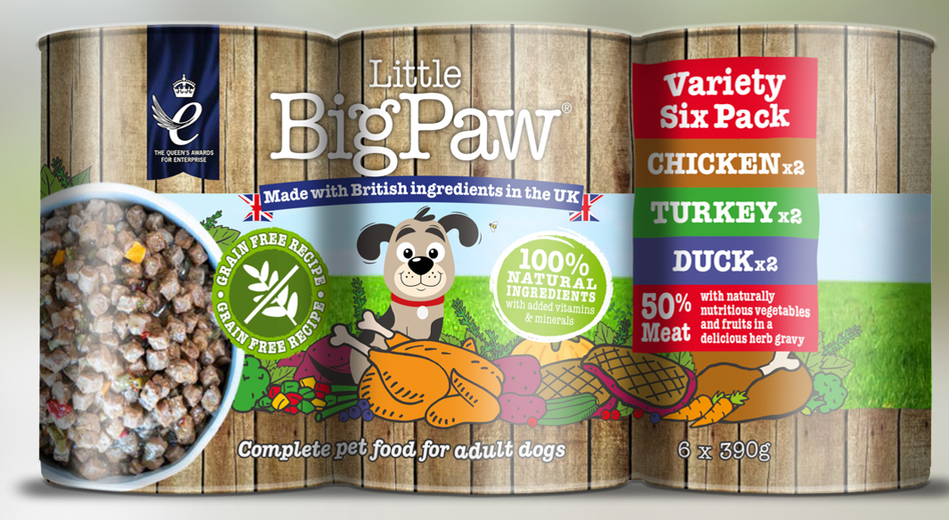 Little Big Paw - Chicken Duck Turkey -390 Grams