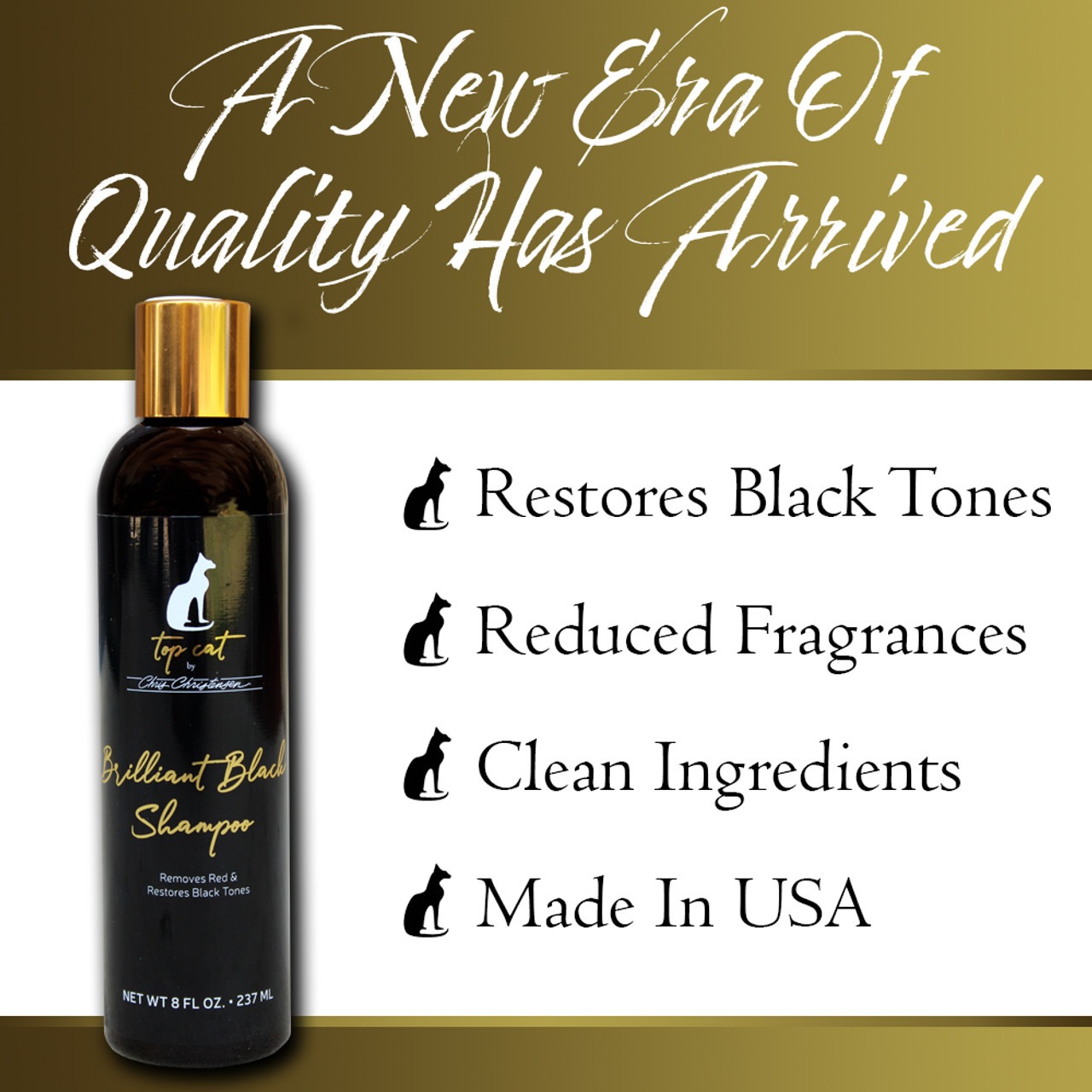 CC - Top Cat Brilliant Black Shampoo
