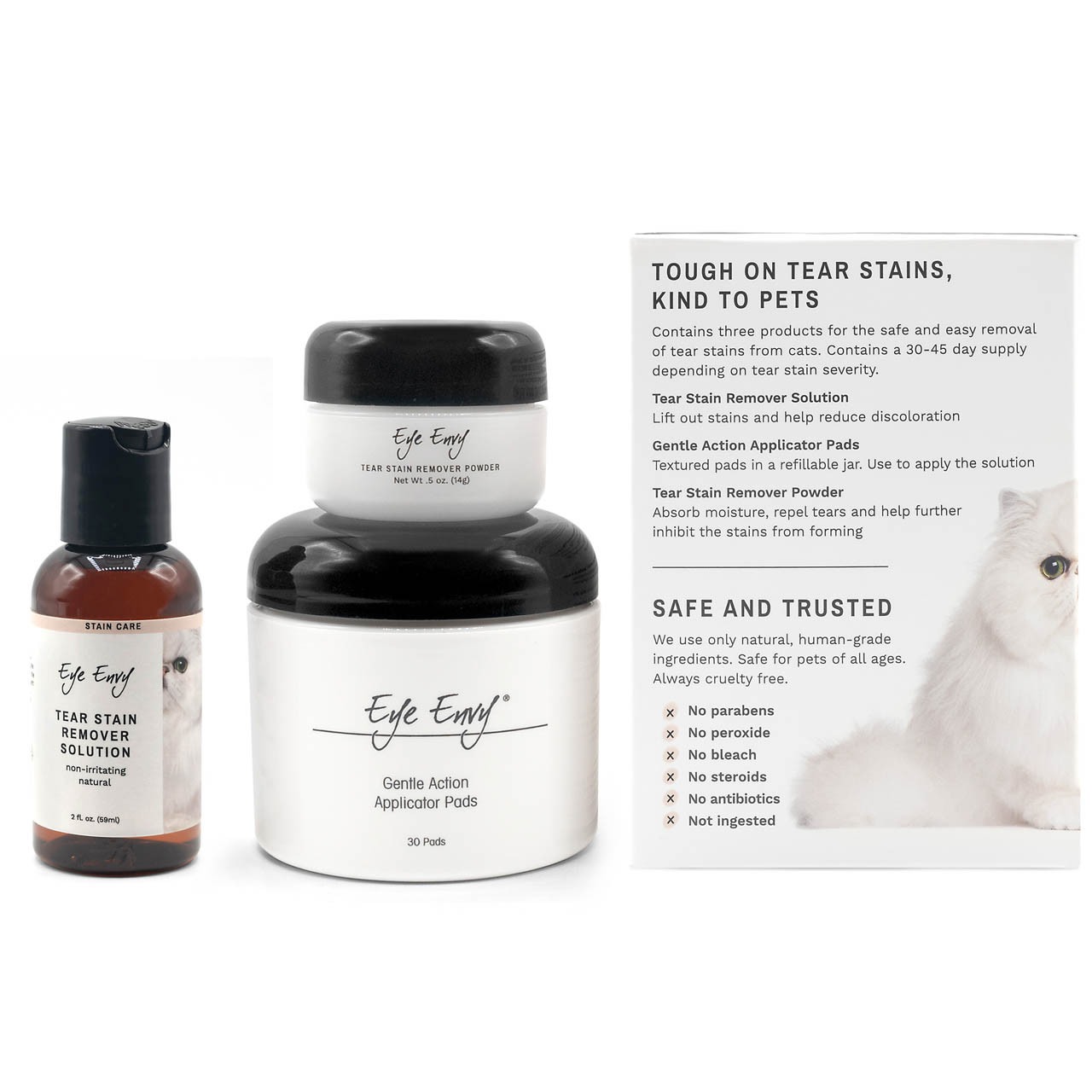 Eye Envy Tear Stain Remover Starter Kit - Cat