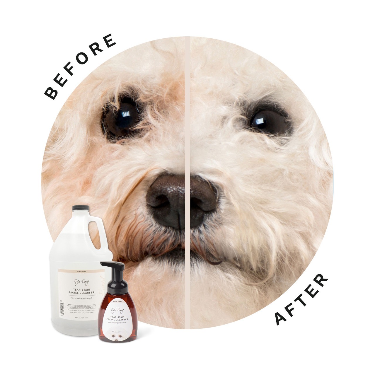 Eye Envy Tear Stain facial Cleanser For Dogs & Cats