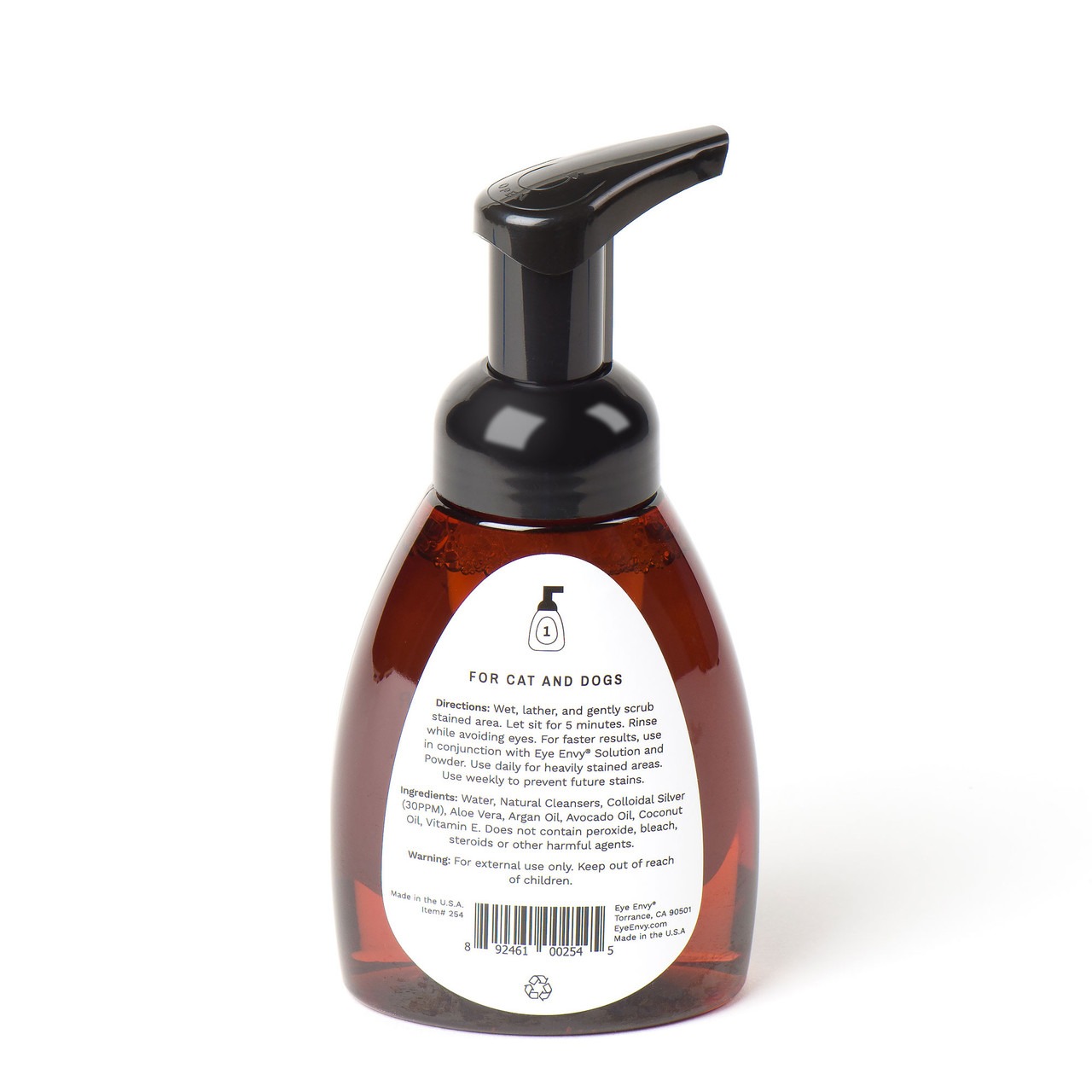 Eye Envy Tear Stain facial Cleanser For Dogs & Cats