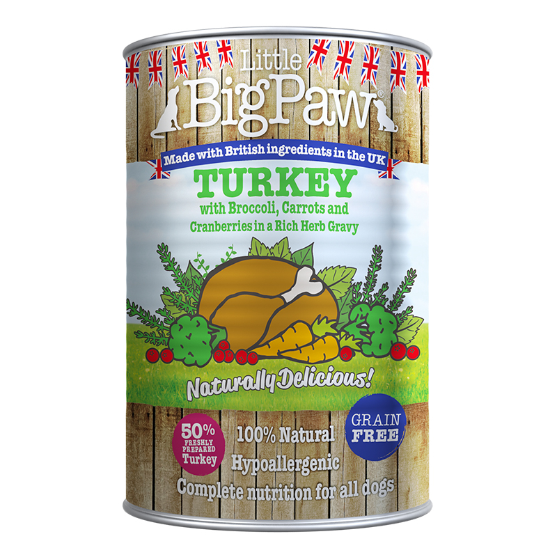 Little Big Paw - Turkey and Broccoli - 390 Grams
