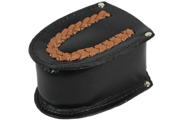 CC - Oval Leather Brush Protectors