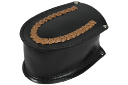 CC - Oval Leather Brush Protectors